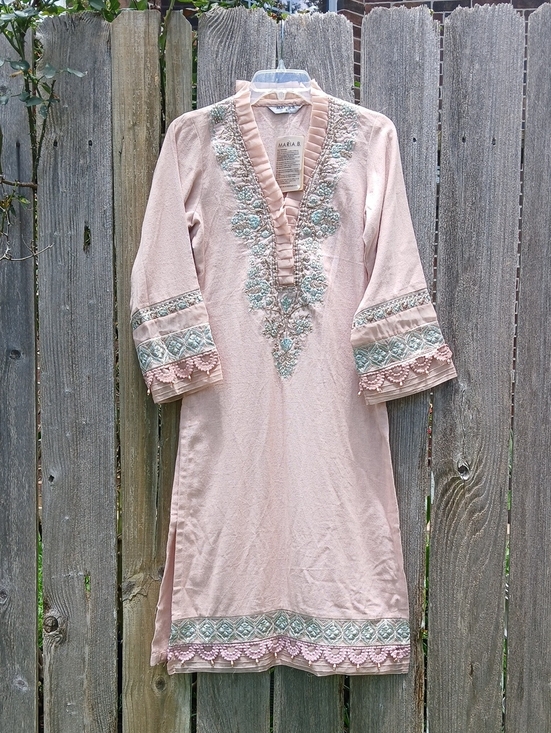 Maria B Dresses & Skirts - NWT Sari Maria B Indian Dress Tunic Sz M